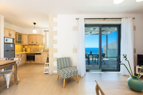 The Villa is furnished in a modern and minimal style.