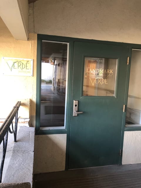 Front entrance near Verde Restaurant