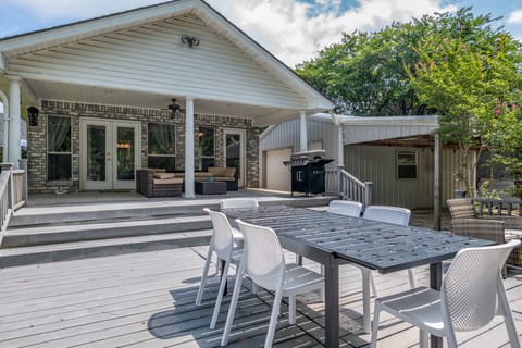 Covered patio and deck 