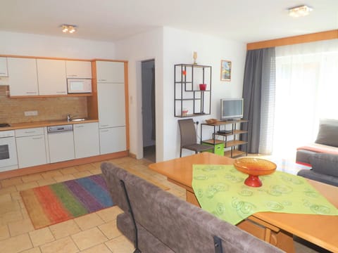 Kitchen and living area