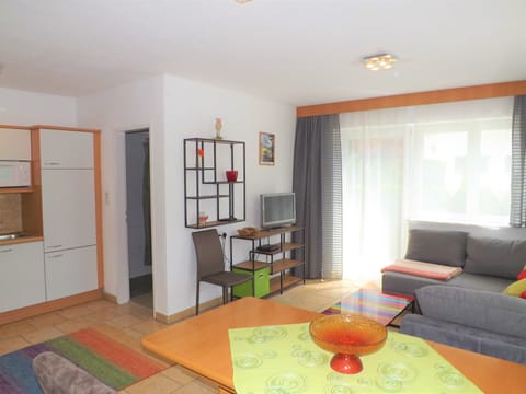 Living area with access to outside terrace