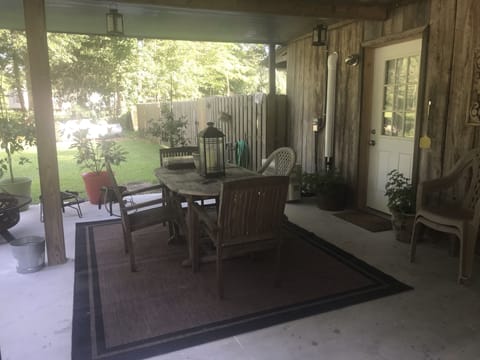 Covered Patio with Seating