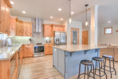 Kitchen with latest appliances