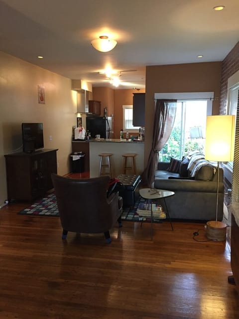 Living area looking out to the lanai