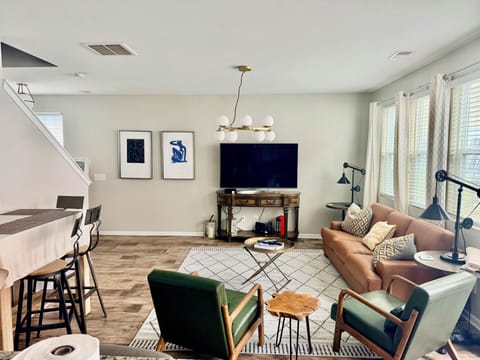 Living room 2 open layout fully equipped kitchen