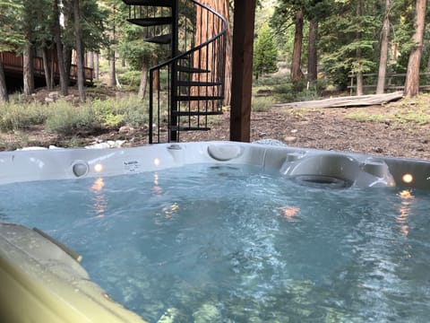 Brand new outdoor hot tub!