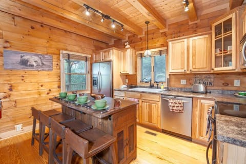 Eat-in Kitchen with Stainless Appliances