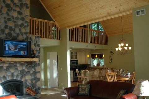 Open Living and Dining