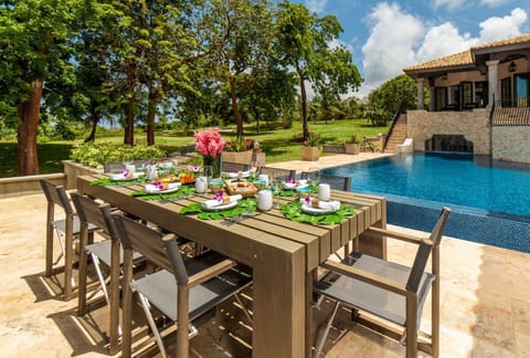 Villa Christina - View from terrace and pool