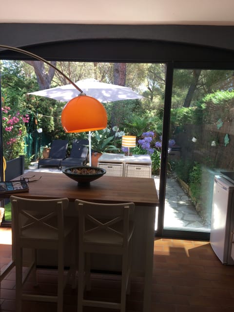 Kitchen  looking into garden