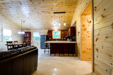 View of kitchen from the entry way
