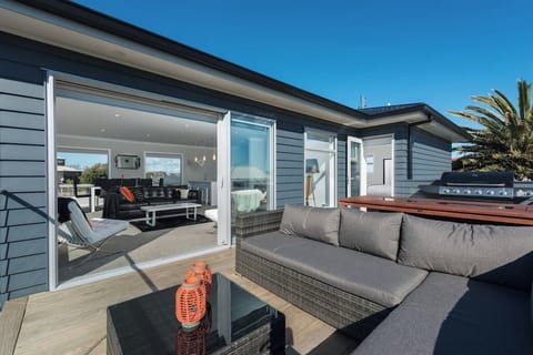 Large sunny deck