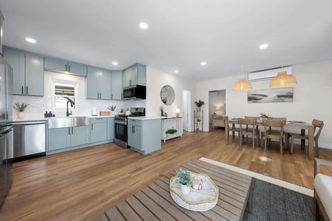 Newly remodeled home and stainless steel appliances