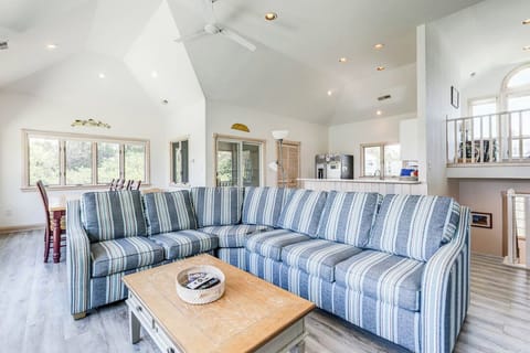 Top-Level Living Room with Deck Access