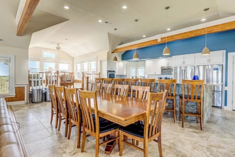 Top-Level Dining Room with Table (seats 10)