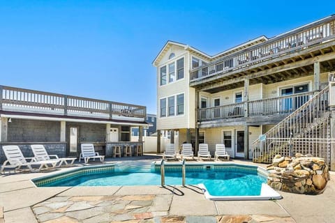 Rear Exterior with Private Pool - Main House