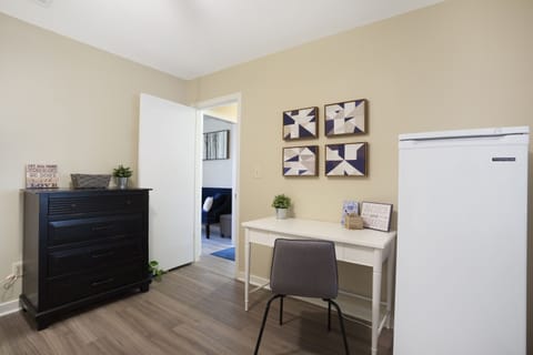desk area in bedroom 3 (freezer is no longer in home)