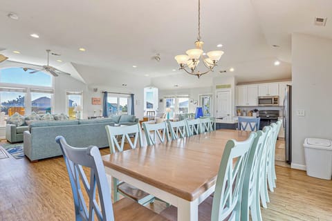 Top-Level Dining Room with Table (seats 12)