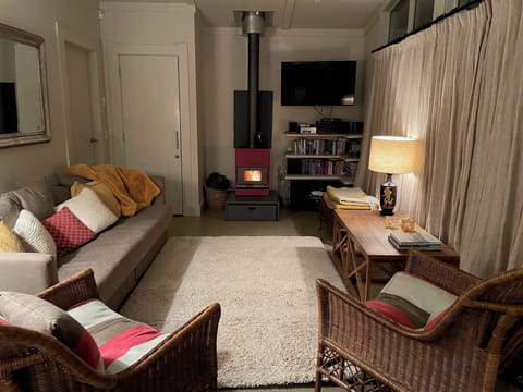 Lounge set up for winter