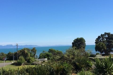 View from the living room and deck