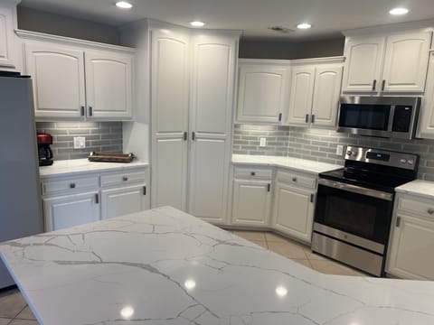 Newly remodeled kitchen