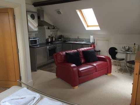 Open plan living cook,dine then relax on the cosy sofa and watch TV or a DVD.