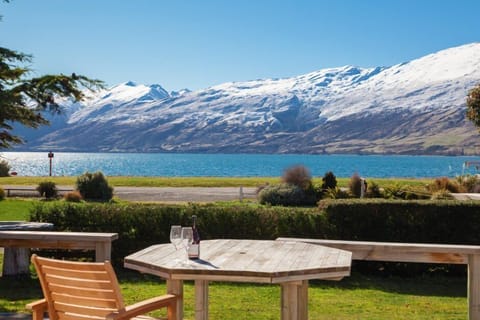 View from Decking