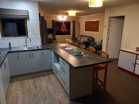 kitchen through to lounge