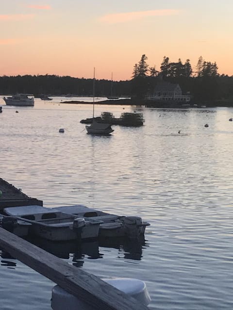 Morning view of harbor
