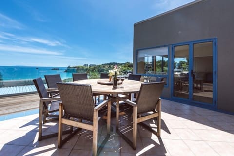 Dining table on the deck