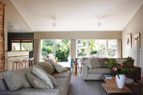 Mara has a large open plan lounge and dining area.