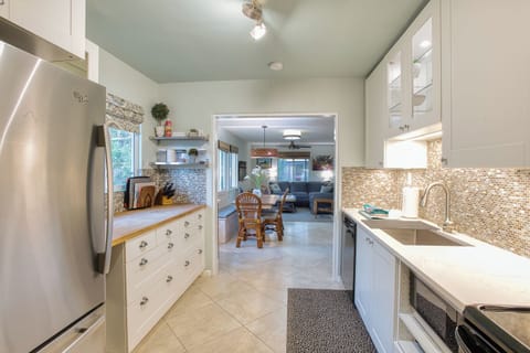 Kitchen from the front entrance