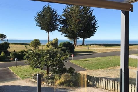 Beautiful vista out to the bay
