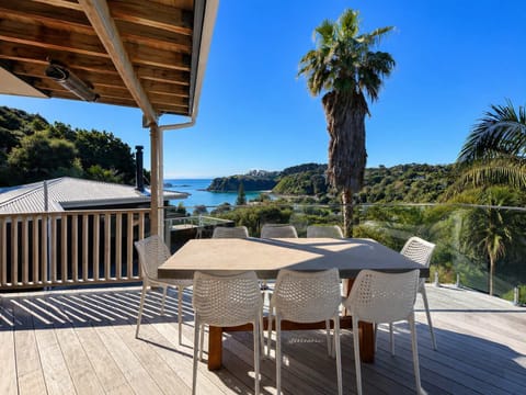 Balcony overlooking Palm Beach 