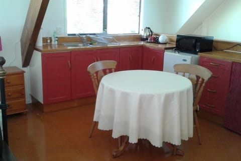 Kitchen and dining area