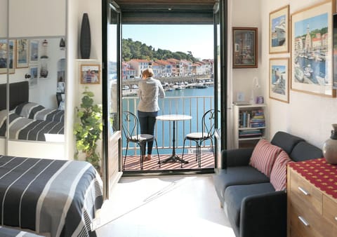 The amazing view form our studio balcony
