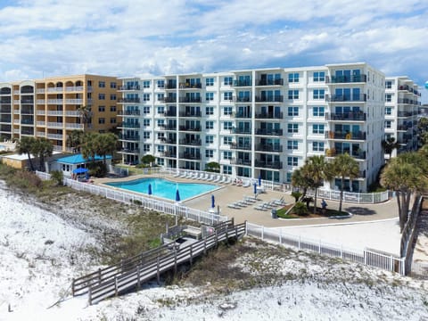 Aerial view Sea Oats with beach access
