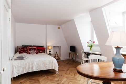 The apartment is small but very thoughtfully designed.