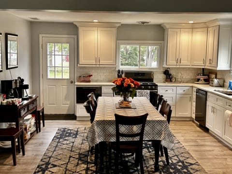 Fully stocked kitchen