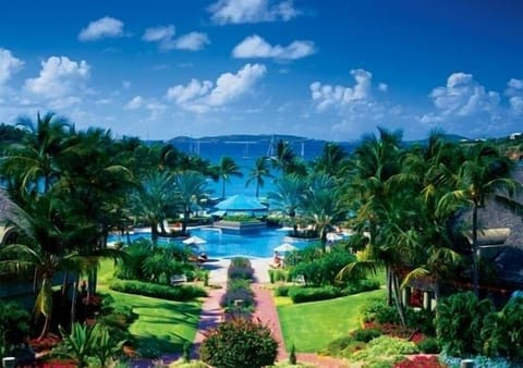 Westin St. John resort main pool.