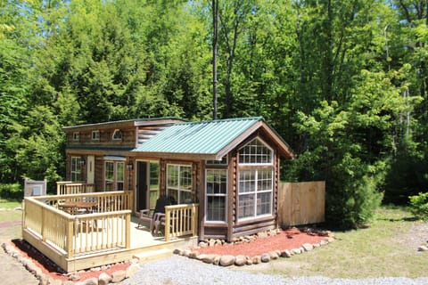 Log Cabin Tiny Home Vacation Rental Property