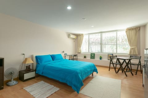 Open plan living space
