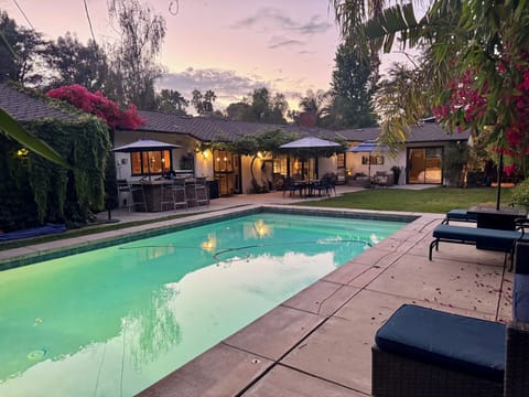 Back yard view 