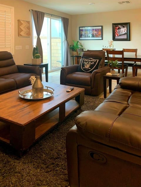 Looking across Living area to Dining area