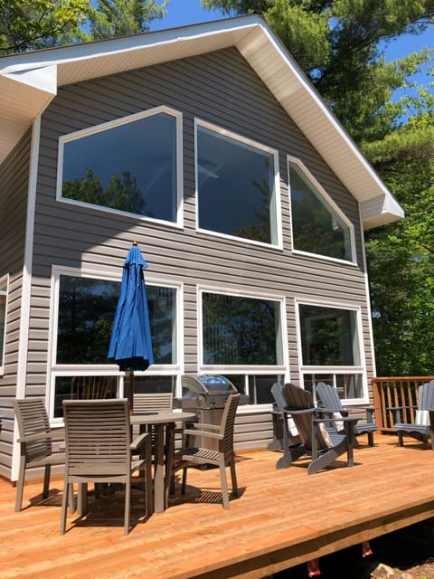 Deck overlooking the lake