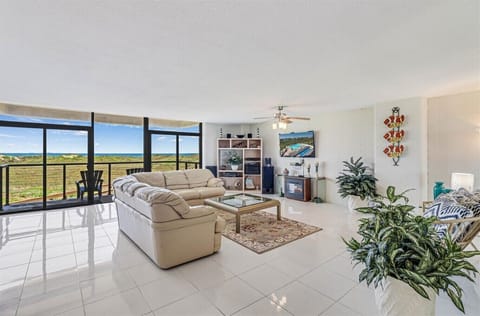 Living Room with Panoramic Gulf Views