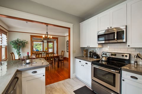 Kitchen Open to Dining Room