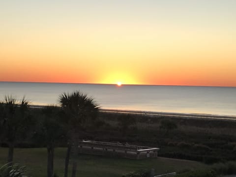 Sunrise from the balcony
