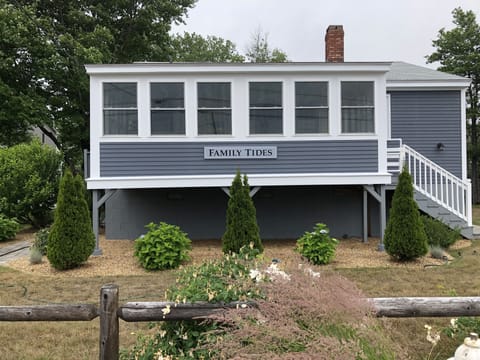 front of the house