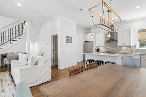 B-Side Seaside - Seagrove Beach - Kitchen, Dining, and Living Area